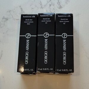 New Giorgio Armani Luminous Silk Cheek Tint 50.5 53 62